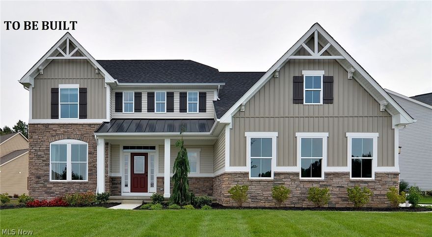 The Victoria Falls is now available to be built in Avon’s most sought after location, Palmer Village! This stunning stone colonial floor plan offers a 2-story foyer with waterfall staircase, leading to the stacked formal living room and dining room with intricate tray ceiling. The Kitchen includes a morning room, Gourmet Island, 42” Espresso cabinets, granite countertops, recessed lights, Stainless steel appliances, pantry, and 9 foot ceiling throughout the first floor. Upstairs you will find 4 bedrooms including the spacious owner’s suite with dual walk-in closets and garden spa bath with dual sink vanity. This home will include a 2-car side entry garage and $5,000 dollars to customize your new home’s flooring. 
 Desirable Avon Schools!  Call today to build your new home! Photos for illustration. TO-BE-BUILT.