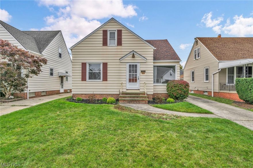 Truly a special 3 bedroom, 2 full bath bungalow with finished basement, loaded with storage, central air,oversized 2.5 car garage that is partially fenced lot (landscaping updated) & situated on a desirable/quiet well cared for street and ready for fast occupancy...Easy to show! Updated dimensional roof w/mostly vinyl windows. Enter to a light filled comfortable 2 full bath home w/much sought after refinished hardwood floors, cool cove ceiling detail & arched opening. Kitchen has been upgraded w/ GRANITE counters, premium stainless appliances & custom tumbled sandstone backsplash...Large dining area for gatherings. Smart floor plan w/2 1st floor bedrooms (hardwood floors) & custom tile work in main floor bath. 2nd floor is a perfect suite w/huge bedroom w/new carpet, added full bath & ample storage/closet space. Finished rec room in basement w/bar area..Fantastic room! updated electrical, plumbing, etc. High efficiency furnace for energy $$$ savings & central air for year round comfort. So much to offer...Please call today for your private tour...