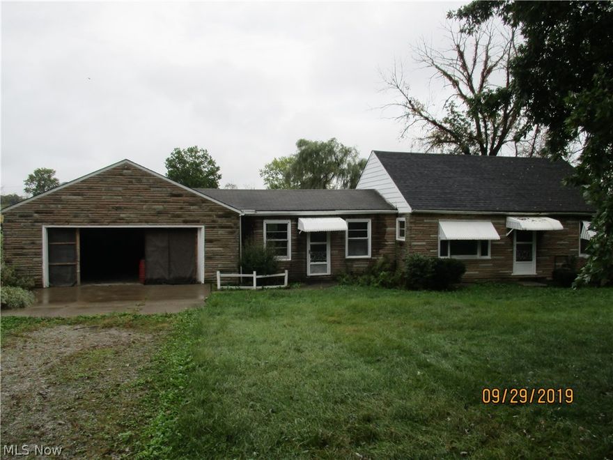 HUGE OPPORTUNITY in Chippewa Township / School district!!  Have you been looking for a great place to live with some land and a great school district?,..You found it!!  This home needs some TLC, but has endless potential!  There is 3 Bedrooms, One full bathroom (second bathroom in basement), 2 family/living rooms, over 1200 square ft of living space, attached 2 car garage,....and it all sits on a private 1.3 Acre lot that is still close to the highway (Rt 21).  This property is already a solid investment being priced under fair market value for this area, but with a little sweat equity it could be amazing!!  Won't last long, call for a showing today!!