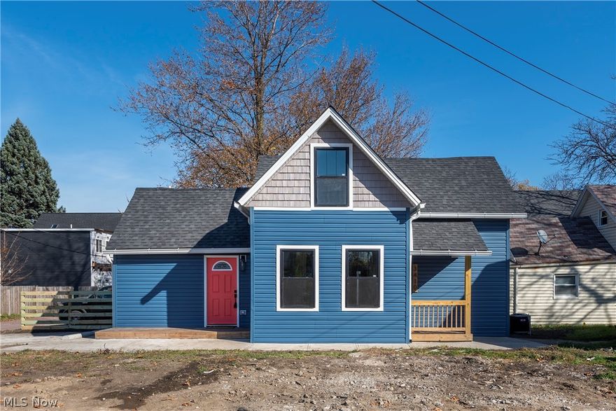 This Is The One You Have Been Waiting For! This Is Not Your Average Rehab, This Home Feels Like New And Meets All Of The Eligibility Requirements For The City Of Cleveland 15 Year Tax Abatement! Excellent Opportunity To Be A Part Of This Rapidly Developing South Of Lorain Neighborhood At An Affordable Price…New Construction Going Up All Around...Renovated From Bottom To Top All Of The Expensive Mechanical Systems Have Been Replaced Including Brand New Tear Off Roof Replacement, Brand New Windows And Exterior Doors, Vinyl Siding, Interior Doors, Drywall, And Trim...Brand New 100 Amp Service And Complete Re-Wire...New Furnace, A/C, And Ductwork...New Plumbing Throughout Including New Hot Water Tank...Brand New Driveway For Two Off Street Parking Spaces...This Home Is Stylish And Charming Throughout And Has So Much Natural Light …. Beautiful New Kitchen With Vaulted Ceilings, New Appliances Including Gas Range And Double Door Refrigerator, Quartz Counter Tops And Beautiful Subway Tile Bac