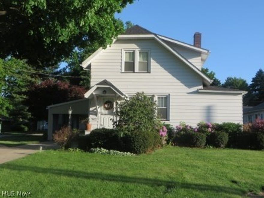 Charming is the word for this 2-story home. You will find the remodeled kitchen with lovely cabinetry  an absolute delight when you walk in, with the extended glass dome for extra light and your favorite plants. There is a nice dining room and cozy living room with rustic fireplace. There are wood floors featured throughout the home underneath the carpet. Plus, off living area is a small room that would be perfect as your home office. The upstairs has two bedrooms with tandem bonus room that can be used as another small bedroom, sitting room or nice master closet. Also featured is a good sized bath. Plus, a half bath in the basement, which could also be finished into more living area. Lawn has been professionally cared for, and the cement....circular drive with carport drive through is an extra convenience. Great home for a young family.