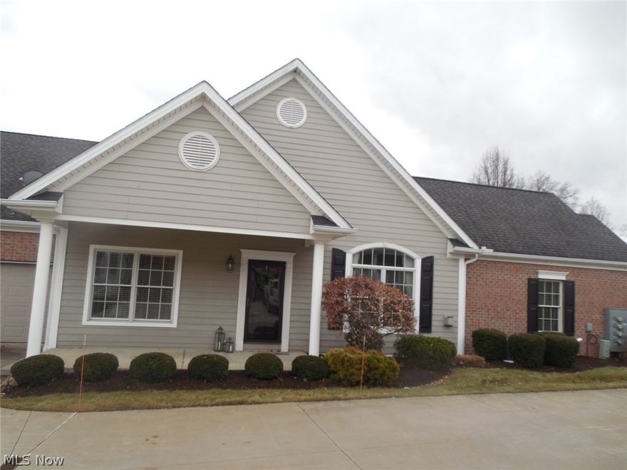 Beautiful, very updated 2-bedroom, e-bath condo in a very desirable Westford Place; large Great Room has vaulted ceiling and hardwood floor; very bright and inviting Sun Room has a hardwood floor; Full basement; kitchen has ceramic tile and a breakfast bar; steps Lead to attic (not finished); garage is extra 6' in depth; water softner; security system, close to pool and clubhouse; pets are allowed with restrictions.  DON'T MISS THIS ONE!!