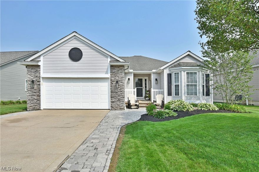 Showcasing an immersive five-bedroom layout across two floors of perfectly cultured living space and 
paired with a personal backyard oasis, this magnificent Middlefield residence delights from any angle! 
Set deep into a highly desirable development, the striking home quickly stands out from its peers with 
its heavy use of stonework, all outlined in expertly manicured landscaping. Around the back, the 
treasure awaits with a multi-layered deck and patio space that encompasses both an above ground pool, 
outdoor dining and lounge areas alike. Step inside to be blown away with the open central layout as tall 
ceilings give way to a glass lined rear wall offering plenty of natural light and backyard views. Rustic 
touches pair with sleek modern updates for a contemporary feel. Harwood flooring runs out towards 
brick ladened fireplace while the wooden trusswork outlines the stepped ceilings to include a decadent 
formal dining area. Gorgeous, butcher block runs along the main island, offsetting the marbled 
countertops that join stainless appliances and custom cabinetry. First floor laundry awaits garage entry. 
Three first floor bedrooms join a dashing full bath with shiplap trim. The oversized master suite ups the 
ante with its walk-in closet and winding, oversized bath. Down below, the finished basement brings an 
additional pair of bedrooms, full bath, pantry area and relaxing rec space. Don’t blink, you just might 
miss it!