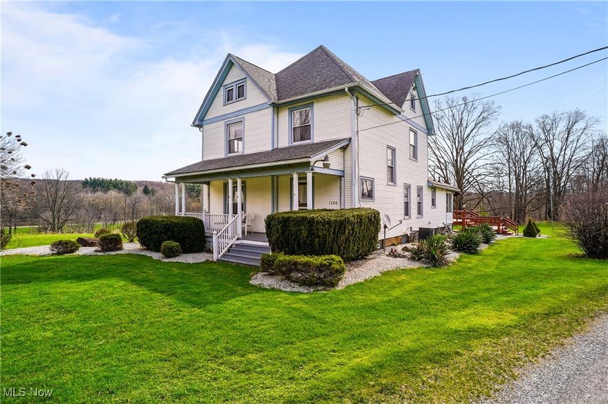 BOM AND with another Massive price reduction! Recent buyer had home sale contingency and their home has not sold. Unbelievable price. Nestled on 26+ acres of rolling countryside, this large, storied estate offers a rare opportunity to own a piece of local history! Surrounded by beautiful residences and tranquil landscapes, the home beckons a land-loving steward with vision and appreciation for timeless craftsmanship. Built from locally sourced Brookfield wood, this residence was the first in the area to feature running water—a testament to its rich heritage. The home showcases exquisite original details including intricate woodwork and pocket doors that evoke the artistry of a bygone era. The foyer opens to a stately room, ideal as an office or sitting room. Down the hall, a spacious living room and formal dining room invite gatherings of all sizes. While the kitchen and first-floor half bath are ready for a creative refresh, their generous footprints and offer endless design potential. Additional highlights include a first-floor laundry, a large enclosed back porch, expansive deck, and five bedrooms. Original hardwood floors are believed to lie beneath the carpeting, awaiting discovery. A walk-up attic provides excellent storage or potential living space.
Step outside and enjoy evening cookouts, abundant wildlife, and the peaceful seclusion of your private acreage. Several outbuildings add incredible value and flexibility—one previously served as a retail store and features heat, water, and garage space that generates income. With its own address and utilities, this structure is perfect for those looking to run a business, open a studio, or manage a small farm.  Imagine farming the property and having a farm store! The property also once operated as a tree farm and offers infrastructure to support various uses. Roof and furnace were updated approximately 10 years ago.