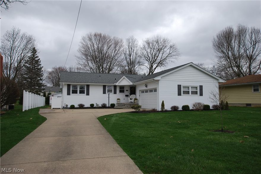Spectacular Ranch Home in Poland Schools. This 3 Bedroom, 1 Full Bath and 2 Half Baths has been completely remodeled and IT'S YOUR TURN TO ENJOY THIS HOME.  New Kitchen includes Painted Maple Cabinets, Farm Sink, Granite Countertops, New Appliances and Hardwood Floors. New Powder Room, New Main Bath with Heated Floor, Refinished Harwood Floors, New Front Porch, New Composite Deck on Rear,  New Vinyl Siding, Privacy Fence and Vinyl Fence in the Backyard. All New Door Knobs and Hinges. New Front Door,  Storm Door and French Doors in Living Room.  Home has Newer Roof and Windows. The Sun Room is Heated and Cooled for an Additioanl 250 Sq ft of Living Space. A New Entry Door was added for direct access to the Garage from the Inside. A Half Bath in the Basement can be completed very easily to be a Full Bath. Basement has been Waterproofed. Extra Large Shed. Seriously.... Nothing to do but MOVE IN.