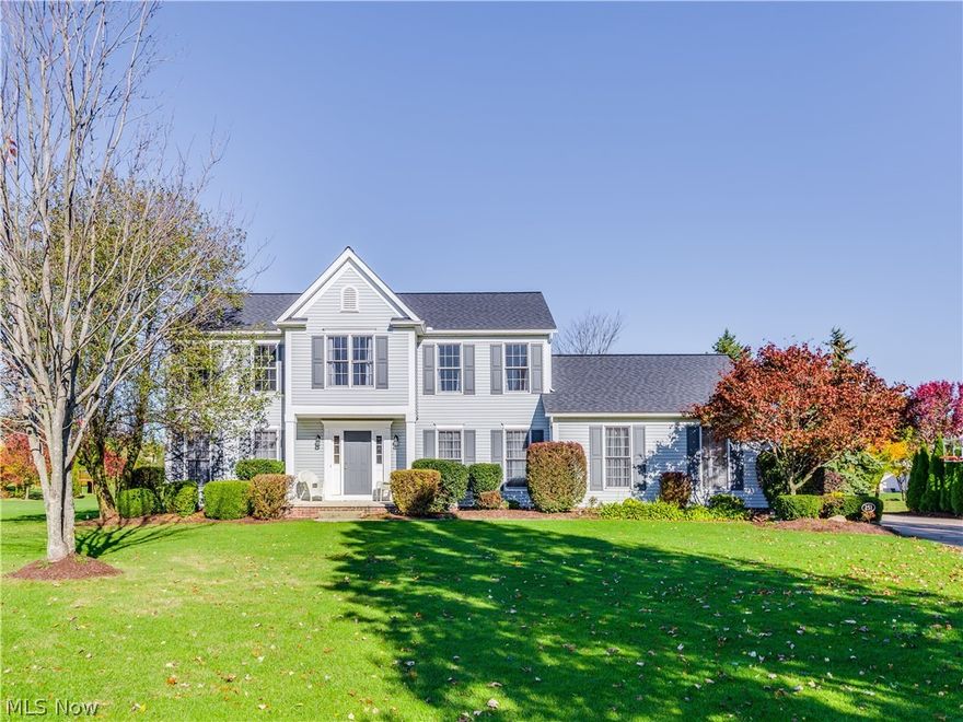 This Beautiful 4 bedroom, 4 bath, open-concept Colonial with welcoming front porch sits on a prime 0.70 acre cul-de-sac lot. The spacious main floor features fresh Paint, hardwood floors throughout , large dining room, office, first floor laundry, half bath and an impressive light-filled Kitchen w/ breakfast bar, granite counter tops, newer stainless steel appliances, new fixtures + back splash. The Living room is large and open to the kitchen +features a cozy brick
fireplace. Second level has all new carpet (2018) along with an impressive Master bedroom with walk-in closet and updated Master bathroom featuring quartz counter tops, tile floors and all new plumbing+ lighting fixtures(2018). Three additional bedrooms and another updated full bath w/ new fixtures, granite counter tops and tile floor(2018) complete the upstairs . The finished lower level adds an additional 700+ sq ft of living space and boasts an updated full
bathroom, kitchenette with beverage fridge+ sink, dining area