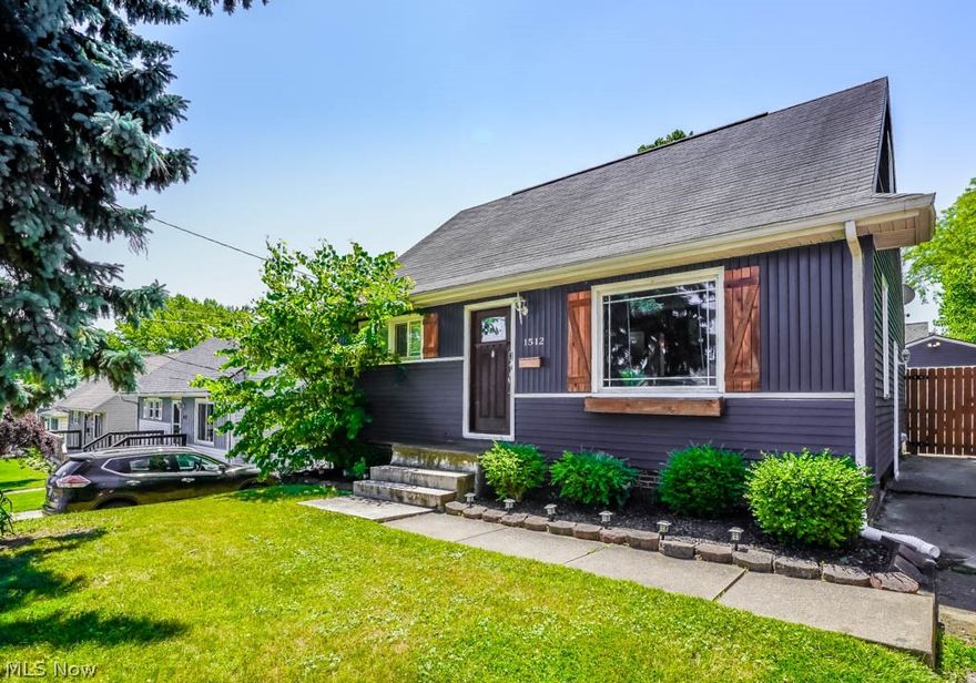 Absolutely adorable three bedroom bungalow with over 1600 square feet of living space! The living room welcomes you with crown molding and luxury vinyl plank flooring, leading into the eat-in kitchen with newer countertops, stainless steel appliances, and a stylish tiled backsplash. The main floor features two comfortable bedrooms and a modern full bath with wainscot paneling. Upstairs, a spacious third bedroom with a high ceiling and plenty of eave storage awaits. The lower level is perfect for relaxation with a rec room and a laundry room with an additional full bath. Enjoy the warmer weather on the deck in the fully fenced backyard, complete with gated access to the oversized detached one-car garage. Don't miss out on this affordable gem, call to see it today!