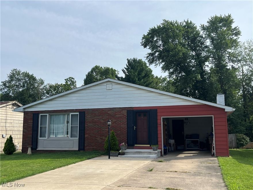 A great ranch home!  It is larger than it looks!  This neat ranch home is all ready for you!  Large, open living room with picture window and hardwood floors is open to the remodeled kitchen!  White cabinets and countertops with tile backsplash is a welcoming place to prepare and serve your favorites and some of the appliances are new!  The large family room has a great office space for those who work from home and then steps down to the great family room with loads of bookshelves and gas log fireplace.  Sliding doors from the family room lead you to the covered deck, newer concrete patio and views of the lush wooded backdrop and landscaping.  Three bedrooms total have ample closet space and hardwood floors.  Wonderful sunroom off the master now being used as a sewing room could be a quiet retreat that also leads to the patio. Roof was new in 2020!!!!!!!!!!!!