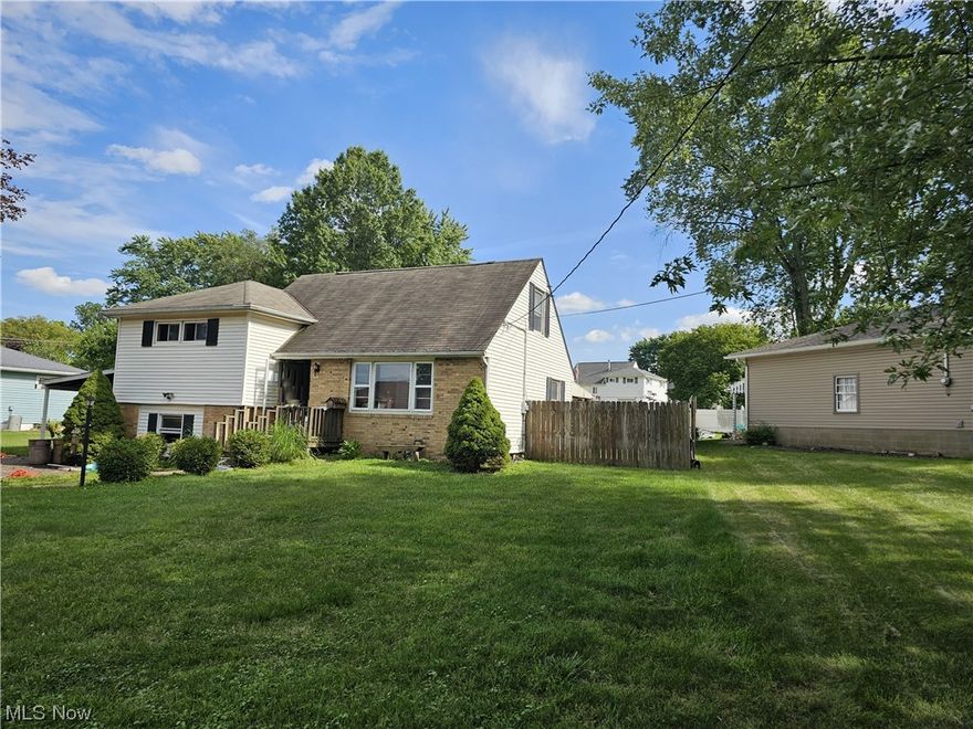 Amazing location, a quiet street within walking access to everything. 
This spacious 5-level house has so much to offer: a great curb appeal, a large fenced backyard, an updated bathroom, and brand-new plumbing. The house has 4 bedrooms and a nice covered porch. Plastic windows, newer roof with ice guard. The flooring in the lower bedroom has been updated with luxury vinyl planks. The carpets in the other room can be replaced as well. The house has city water and septic. Septic is about 5-10 years old and can pass any inspection.