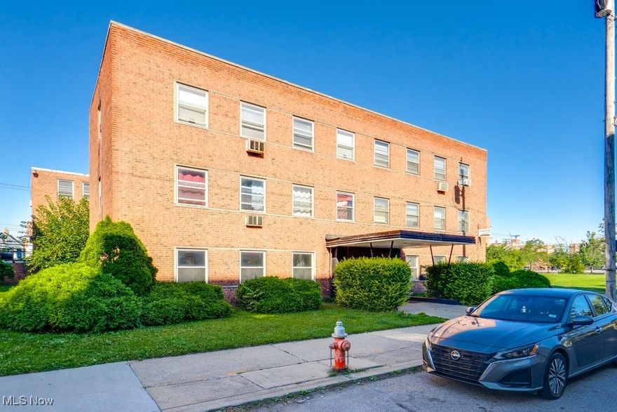 21-unit apartment complex located just south of Shaker Square, offering a mix of 11 spacious one-bedroom units (approximately 660 sq. ft.) and 10 efficient studio apartments (approximately 500 sq. ft.).
Each apartment features Forced-air heating for comfortable year-round living, Electric stoves and practical kitchen layouts, Access to on-site laundry facilities for added convenience. The property includes a covered garage with parking for 12 vehicles, providing secure and weather-protected spaces for residents. New flat roof recently installed for low maintenance and long-term durability
Convenient location near public transit, dining, and shopping in the Shaker Square area.  This property offers a great balance of comfort, efficiency, and location ideal for tenants seeking affordable, well-kept apartments in a desirable neighborhood.