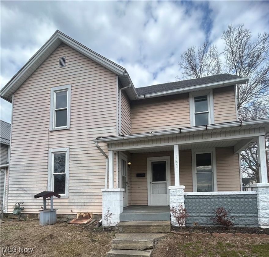 Tenant occupied on a one year lease at $925 until June 30th. 3 bedroom, 2 bath home for sale. This property features central air, perfect for comfortable living year-round. Enjoy the convenience of a shed for extra storage and a small fenced back yard, ideal for pets or outdoor activities. Agent owned. Don't miss this opportunity! Call your favorite real estate agent today!