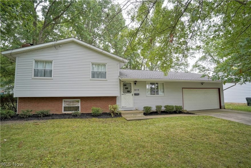 Welcome home to 2408 Norman Dr Stow, Ohio 44224!
This lovely updated split level is ready and waiting for you! 
This home features many updates and room to roam. The lower level features a family room with pool table and a walk out basement. 
The back yard is spacious and a great place to entertain. The deck is huge and will accomodate your friends and family.
The bedrooms are good sized with great closets!
Hurry. Call today and schedule your private showing and start packing!