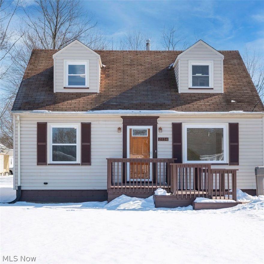 Welcome home to this beautifully updated Cape Cod nestled in a quiet neighborhood on the northwest side of Warren. From the moment you step inside, you’ll appreciate the tasteful updates and warm, inviting feel throughout.
The spacious living room flows seamlessly into the dining room, creating the perfect layout for everyday living and effortless entertaining. The fully remodeled kitchen is a true standout, featuring modern finishes, abundant cabinet and counter space, and a charming eat-in nook ideal for morning coffee or casual meals.
The main floor offers two comfortable bedrooms and a full bath, providing convenient first-floor living. Upstairs, you’ll find a private master suite complete with its own full bath.
Major updates give you peace of mind, including brand-new windows, a new HVAC, and a new hot water tank. All that is left to do is to move in!