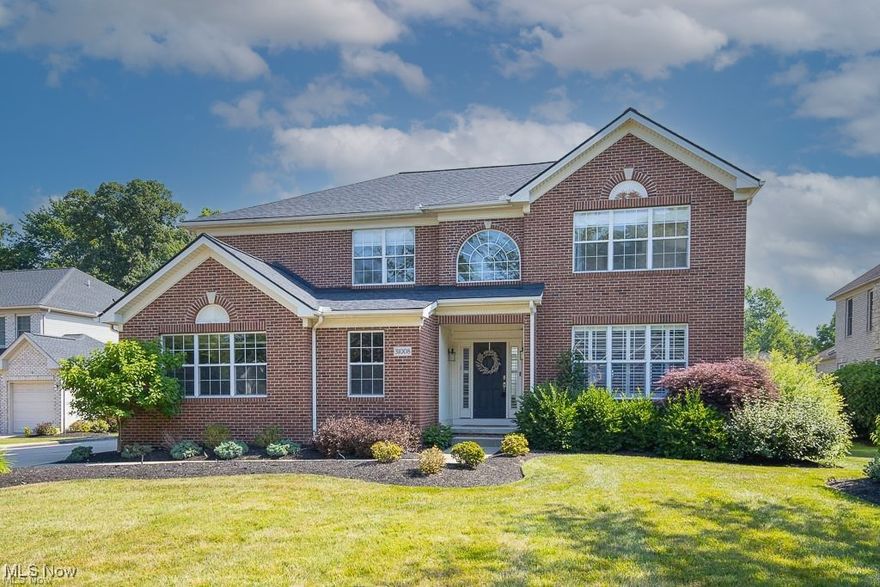 Welcome home to this stunning 4 bedroom, 3 car garage custom built gem in the heart of Westlake. Nestled conveniently near shopping, dining, and with easy access to the freeway, This residence has been thoughtfully updated to blend luxurious elegance with modern amenities. As you enter, you'll be greeted by a grand two-story great room adorned with floor-to-ceiling drapes and plantation blinds, enhancing the sophisticated atmosphere. The gourmet kitchen is a culinary enthusiast's paradise, featuring high-end KitchenAid stainless steel appliances, granite countertops, a beverage cooler, and a chic tiled backsplash, all complemented by a cozy sitting area—ideal for enjoying your morning brew. The main floor boasts a formal living and dining area, both showcasing exquisite cherry hardwood flooring. A convenient first-floor laundry room and a versatile private office (which can also serve as an extra bedroom) add to the home's functionality. On the second floor, overlooking the great room, you'll find a spacious master suite equipped with dual closets and a luxurious en-suite bathroom, featuring dual sinks, a soaking tub, and a separate shower. Three additional well-sized bedrooms complete this level. The fully finished basement is perfect for entertaining, featuring impressive 14-foot ceilings, a built-in bar, and a cozy media space for movie nights. There's also a dedicated workout area, and with legal egress access, this space offers potential for an additional bedroom, complete with plumbing for a full bath. Step outside to discover beautifully manicured landscaping, ambient exterior lighting, and a delightful paver patio that creates a serene outdoor retreat. Additional features include a newer air conditioning system, roof, custom plantation blinds, and a three-car garage with side entry and ample parking. A one-year buyer home warranty is included for added peace of mind. Don’t miss out on the opportunity to make this exceptional home yours! Call today to tour.