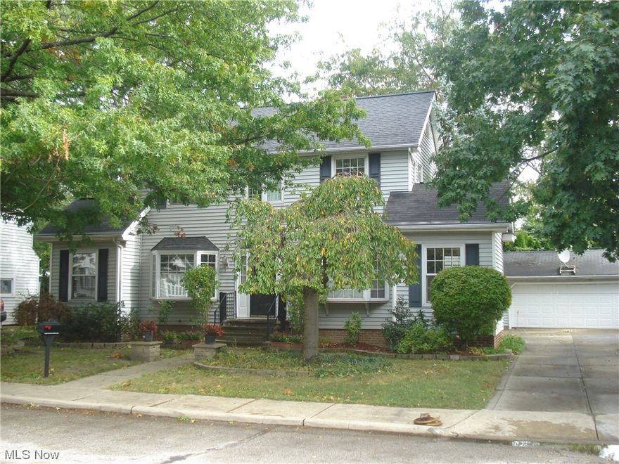 Move into this desirable Arcadia Beach club neighborhood. Which offers you an optional membership with access to the private beach club to enjoy all of the social events and activities throughout. This Colonial style home offers 3 bedrooms and 2 full baths. The main floor features a well design living space with beautiful hardwood floors throughout. The living and Dining room have a bay window and a extra room located off each other to suite your family's  desire. The living room provides an abundance of natural light. The adjacent formal dining room offers a tray ceiling with recessed lighting to enjoy those family meals. The office/library located off the dining room provides a gas fireplace and built-in shelving. The kitchen has plenty off cabinets throughout, recess lighting, all the appliances stay and a conveniently located bath room. The beautiful hardwood flooring continues on the second floor. The upstairs provides 3 bed rooms and a full bath. The spacious master bedroom has hardwood floors, two closets and a ceiling fan. The other 2 bed rooms have ceiling fans as well. This home is located within few blocks from all of Euclid restaurant's and shopping. The landscaping provides a poured concrete patio in the back yard with an abundance of plants and flowers. This Home is POS sale compliant and being sold as is.