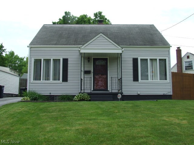 Not your typical Cape Cod! Enlarged, applianced kitchen has breakfast bar AND extra eating area/dining room and/or office space with sliders out to patio and fenced, private backyard (including area for garden behind the 1-car detached garage with water (and heater not known whether it works). Large living room, two bedrooms and updated full bath complete the first floor. Upstairs is large bedroom plus extra area and closet. Finished lower level with bar at one end could be possible 4th bedroom. *Second full bathroom is toilet, sink and shower in furnace area, not walled off separately. Roof is approx. 2007, some newer windows, glass block. Home Warranty. Make an appointment today to see your new HOME!
