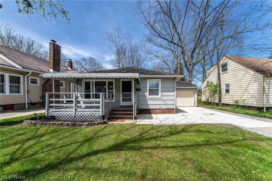 Welcome to this charming 3-bedroom, 1.5-bath ranch offering comfort and functionality with a functional layout and finished basement. Basement includes a built-in bar and additional living/entertaining space. Basement has a half bath. Backyard features a shed for extra storage. Ideal for one-floor living with added usable space. This home is move-in ready and ready to show.