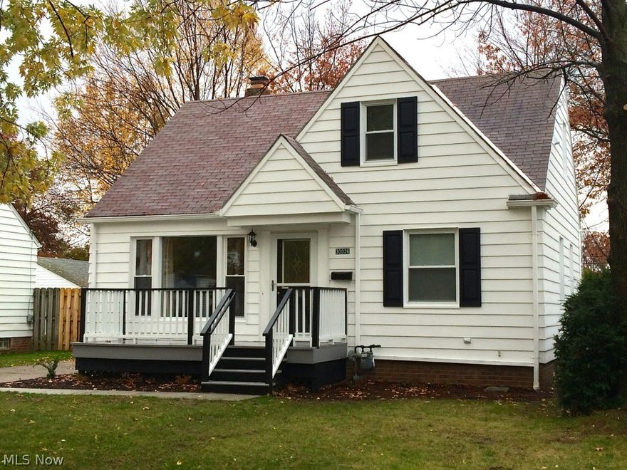 Sellers will consider Secondary Offers. 

Beautifully Remodeled 3BR 2BA Bungalow. Kitchen completely remodeled with new cabinets, countertops, flooring and lighting. Original hardwood floors refinished in living room and both downstairs bedrooms. Downstairs bathroom completely remodeled including tub resurfacing, new sink and flooring. Upstairs is your huge Master Bedroom complete with it's own Master Bathroom and Walk-In closet. The basement is partially finished giving you an additional 350 sq ft of living space for another great entertaining room. Walk out the back onto your brand new wood deck which leads right to the spacious 2 car garage. 1 year home warranty along with a brand new range w/convection oven, dishwasher and microwave are included with the purchase of this great home.  A must see for your move-in ready new home!