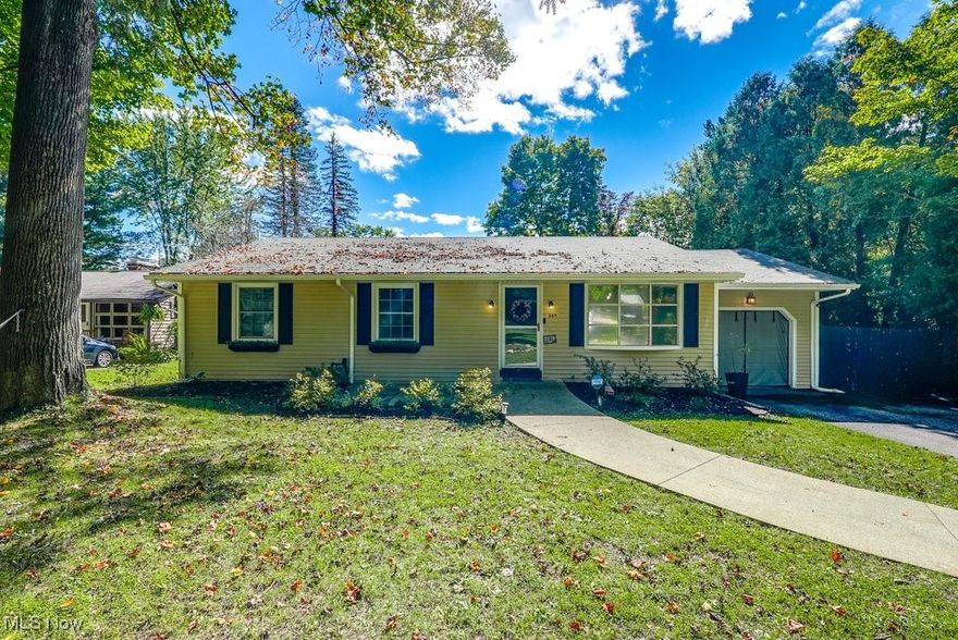 Wonderful charming updated ranch in desirable Lake Lucerne! Walk into the cozy and spacious living room with hardwood floors and corner fireplace that opens into the custom designed kitchen with breakfast bar, granite counters, wood cabinetry and newer appliances. Spacious great room with 2nd fireplace and plenty of eating space. Sliding doors lead you to the spacious vaulted screened sunroom with beamed ceilings and views of the large and private backyard. The primary bedroom features a wall of closets with newly added door and hardwood floors. Updated hall bathroom with custom tile work. Two additonal bedrooms with hardwood floors and spacious closets. Walk down the stairway with newly added railing to the finished lower level rec room with new flooring and paint.  Additional small office room and updated laundry area.  The first floor back hallway features an updated powder room and leads to the attached 1 car garage - currently set up as full gym (can be easily converted back to garage or option to purchase gym equipment) with newly added mini split HVAC system and car charging electric outlet. List of improvmeent attached and optional items available for purchase.  Amazing opportunity for easy one floor living in most desirable Lake Lucerne community.