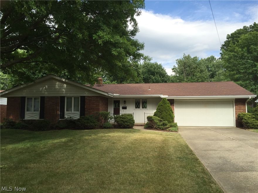 Great home located in North end of Medina - Forest Meadows. Beautiful curb appeals. Nice front porch. Awesome lot. Great investment property! Home has great floor plan but needs updating. Hardwood flooring in al rooms but kitchen and living room. All one level living. Full basement with tons of storage and workshop. Read to make this new again. Call for your appointment. This property is being sold STRICKLY AS IS. Will need some structural work on the basement back foundation wall. Structural evaluation will be provided with an offer to purchase. Great neighbor and close to Medina Square and shopping, restaurants, medical and so much more. Call today for your private showing. It will not last long.