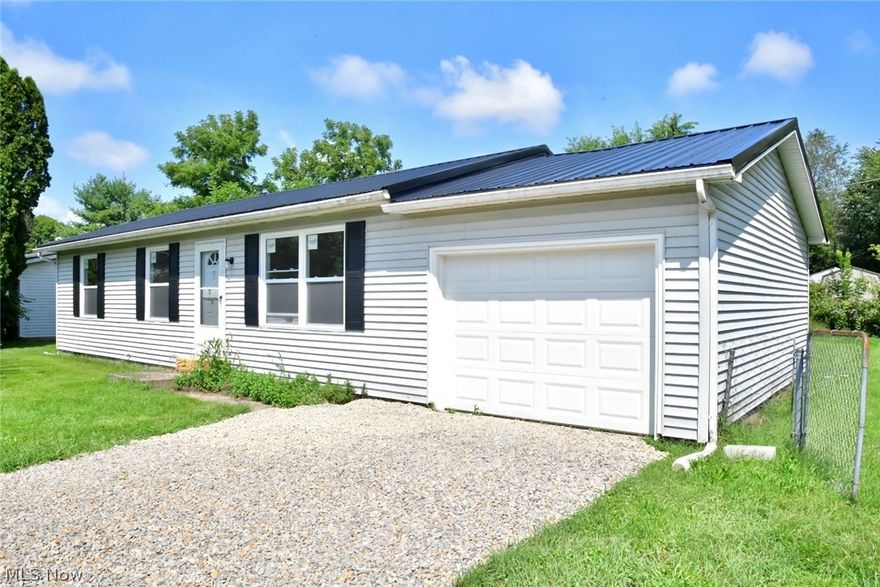 If you are looking for a home in the Tri-Valley School district that is move-in ready with simple living, here it is!! Many updates include a new metal roof, all new windows, new hot water tank, all new flooring & light fixtures throughout, and a completely new bathroom! You also have 1st floor laundry for your convenience! The kitchen has brand new stainless steel appliances, a butcher block counter top, new cabinets, sink and a new sliding glass door leading out to the freshly laid concrete patio area! The back yard is already fenced in too! The driveway has a fresh load of gravel, leading into the 1 car attached garage! 4th St. was just recently paved too! Call today to schedule your showing!