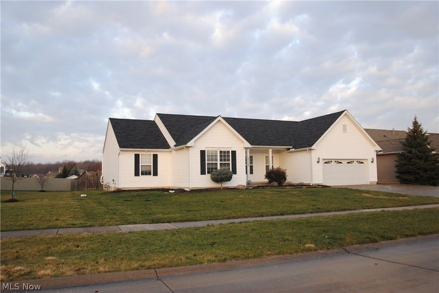 Bank Owned Newer Ranch Located In Very Desirable "Avalon Estates" .... Built In 2005 .... Surrounded By More Expensive Newer Upscale Homes .... Wide Open Floor Plan .... Lots Of Windows And Natural Light .... Enormous Full Basement .... Spacious And Inviting Great Room With Cozy Fireplace .... Huge Kitchen With Large Island And Bonus Morning Room/Sun Room .... Formal Dining Room Off Foyer .... 3 Spacious Bedrooms .... Large Fenced Yard With Storage Barn .... Enormous Concrete Patio .... Two Car Attached Garage .... Priced To Sell Quickly ....