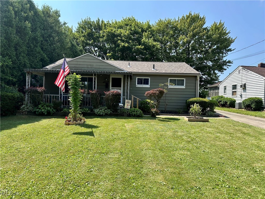 Welcome to this adorable 3 bedroom, 1 bath ranch located close to Mill Creek Park on a quiet dead-end street. With 962 square feet of comfortable living space, this home features beautiful hardwood flooring, an inviting eat-in kitchen, and a spacious living room—perfect for gathering with family and friends. Step outside to a new back deck complete with built-in flower boxes, ideal for relaxing or entertaining, or enjoy your morning coffee on the large front porch while taking in the scenic surroundings. Recent updates in 2022 include a new furnace, air conditioning, gutters and downspouts, roof, and deck, offering peace of mind for years to come. Don’t miss your chance to make this charming home yours!