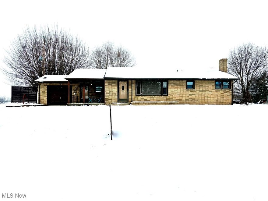 Downsizing?  First home Buyer? This brick Ranch checks all boxes! Move in ready, 3 bedrooms all with brand new carpet, 1 bath updated in many areas!  Home has recently had interior walls painted including kitchen cabinets. Spacious and well lit from a large picture window the living room is ready for entertaining.  Dining area is open to the kitchen with door to the covered rear patio.  The garage is convenient to kitchen area for unloading groceries and packages. 3 nice size bedrooms with new carpet.  Built in cabinet in the hallway, cedar lined closets, 1 bedroom has access to the kitchen and the hallway.  Large recreation room with fireplace.  Lots of storage area in the lower level. One car garage has storage shelves. Nice covered front porch and covered rear patio for relaxing. On hard to find level .50 acre lot. Shed.  Take a look at this home soon to make it your own!