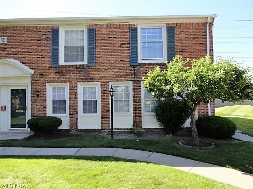 Convenient end unit townhouse with one car garage parking just steps from your front door. Brand new carpeting and freshly painted in neutral colors! Spacious living room with beautiful crown molding. Modern eat-in kitchen with breakfast bar and oak cabinets. Stove, refrigerator, and dishwasher stay. Sliders off kitchen lead to your private, fenced in patio with additional storage. In-suite laundry hook up on second floor. Clubhouse, swimming pool and children's play area for residents enjoyment.