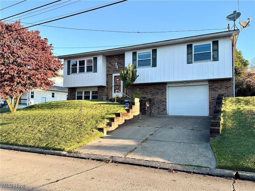 Discover the potential in this bi-level 3 bedroom, 2 bath brick home nestled on a corner lot in Vienna. With its durable, low-maintenance brick exterior, this property provides a solid foundation for your new home dreams.