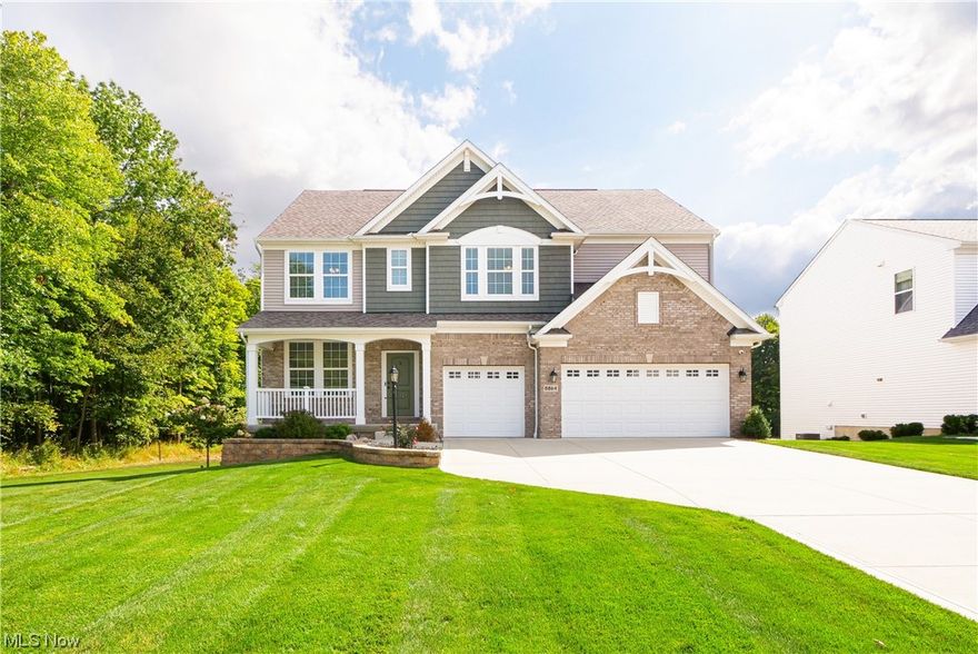 Looking for that new construction feel without the wait? Then this one is for you! Built in 2020 by Drees Homes, this 3,018 sqft home has everything you could want! The open-concept main floor includes incredible features such as a large family room overlooking the wooded surroundings, gas fireplace, all stainless-steel kitchen appliances, 10’ ceilings a walk-in pantry and a large 1st floor study. Head upstairs where you will find 4 spacious bedrooms, 2nd floor laundry and even a large “game room” to be used as a playroom or a secondary living room! Throughout this incredible home you will notice a significant number of smart switches, two smart thermostats for zoned HVAC, in-ground sprinkler system, heated/cooled garage and even wiring for an electric vehicle. If all of this isn’t enough, head downstairs through the walkout basement an onto a gorgeous back patio and relax next to the natural gas fire pit while soaking in the view. If you’re lucky, you might just see deer, turkey or he