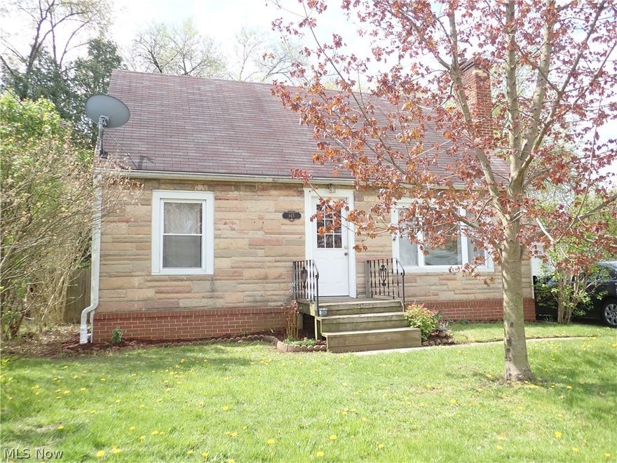 Cute cape cod with a finished 2nd floor. Owner just completed repairs and updates. The basement is  waterproofed and glass block windows are new. Kitchen has been updated. The kitchen comes with all appliances. The home has nice hard wood flooring. The Master bedroom is large and comes with 2 closets. The 1 car garage is attached for easy access to the home. The back yard is nice and spacious and partially wooded. Walk to Ravenna City park from home. Schools, shopping dining are all close by. Easy access to route 14 and route 44 heading to Kent, Streetsboro, Ohio Turnpike and route 76. Dont miss out on this opportunity. Call today for a private showing!