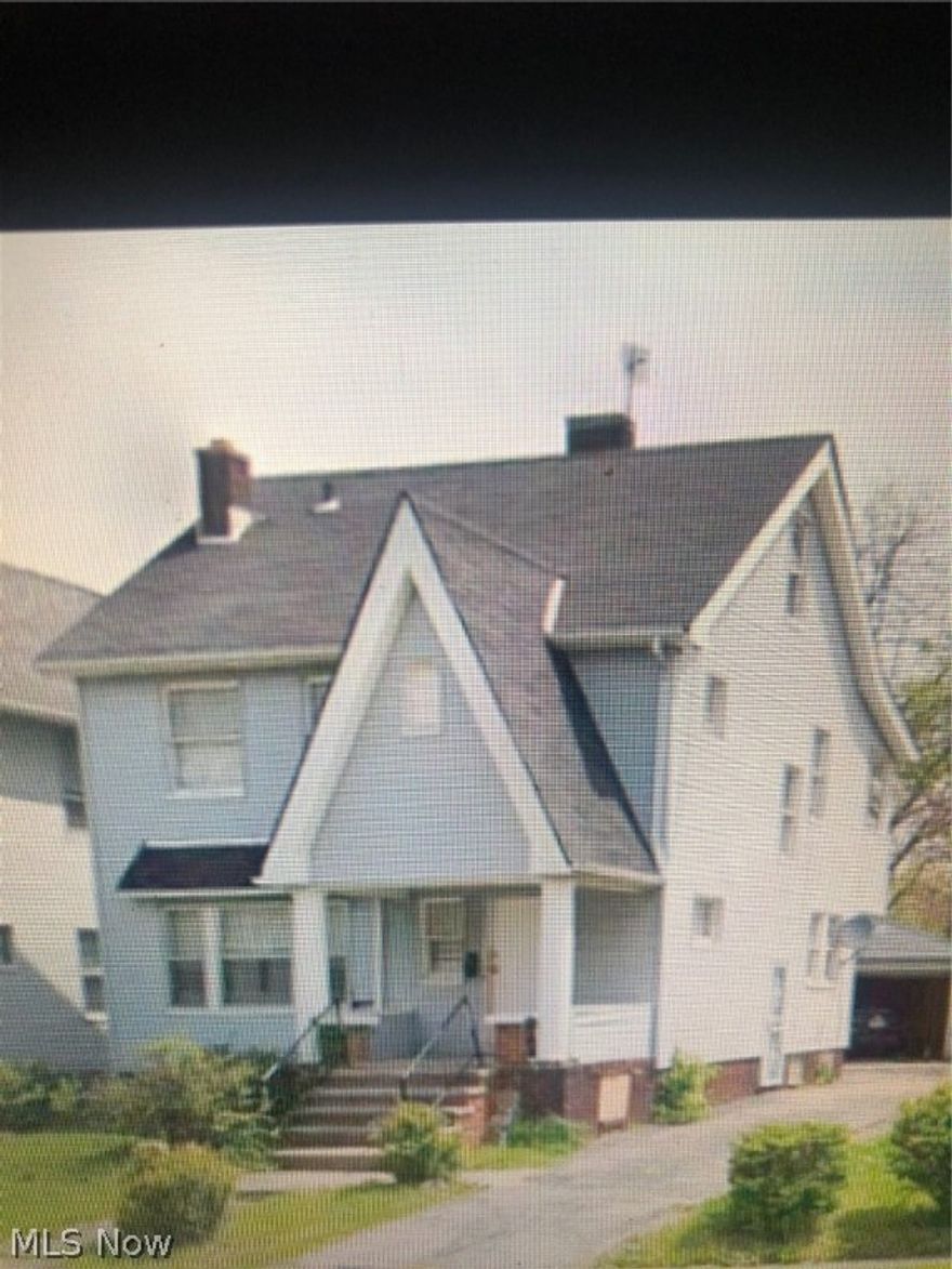 Nicely updated 3 bedroom home located near Shaker Square, Cleveland Clinic, and University Hospitals. Some improvements are new electric box and wiring, toilets, appliances, paint, flooring, etc. Spacious home with one of the bedrooms located on the main floor.  
Nice size yard and 2 car garage. Currently home is rented for $700 per month with tenant paying all utilities. Keep as a rental or move in and make this your family's home today!