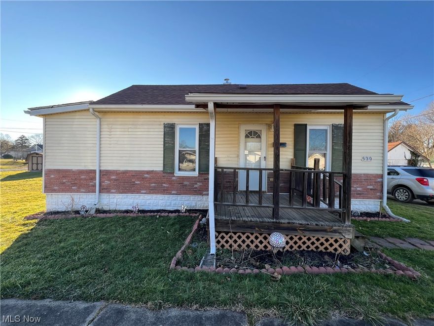 Talk about priced to sell and convenience! This 2 bedroom 1 bath home is located in the heart of Newcomerstown close to all amenities. This home offers a great even floor plan. Spacious kitchen with ample cabinets for storage and sliding glass doors. Laundry room is conveniently located off of the kitchen.  Outdoors offers a ack deck leading to a flat patio and oversized yard that is perfect for those summertime gatherings. Roof replaced in 2021! Do not miss your opportunity to call this home! Call today for a showing!