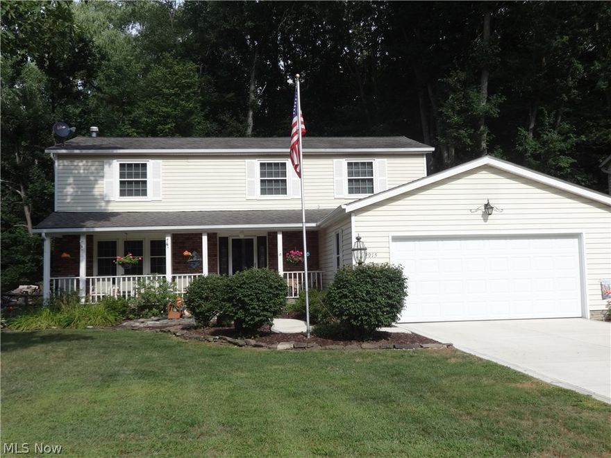 Enjoy all the amenities of Aurora Shores!  This 4 bedroom colonial, with 2 1/2 bathroom has been well cared for and maintained.  Located almost at the end of the dead end street with metro parks protected land behind it, you will also enjoy the serene setting.   Extended front porch for you and guests to enjoy!  Welcoming living room opens to formal dining room.  Bright eat-in kitchen complete with newer stainless steel appliances (new 7/2018) include gas range! 
Kitchen is open to the family room with fireplace and sliding glass doors to the patio.  Guest half bath and a separate laundry room on the main level.
Second floor has a master bedroom with private full bathroom and walk-in closet.  3 additional full bedrooms and full bathroom complete the second level.
Partially finished basement provides additional living space and plenty of storage.  2 car attached garage.  Beautifully landscaped.  
Aurora Shores has 2 beaches, marina, pool, picnic areas, ball fields.  Twinsburg school