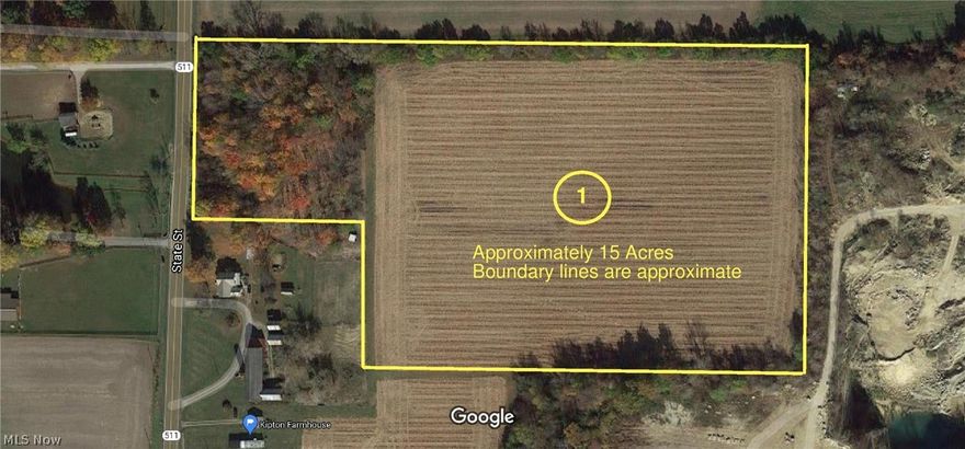 UPDATED again 6/6/2023: picturesque acres of Oberlin country. 27.92  acres, some of the land currently farmed. Water & utilities at the street. The barns & buildings and approximately 3 acres they are situated on are all INCLUDED NOW with this sale.  Do NOT disturb crops. Farmer has first right of farming current crops. Buyer pays all parceling/splitting costs including applications, survey, zoning/building, septic testing/permits and CAUV tax recoupment. All offers must include a lender pre-approval letter or an acceptable proof of funds letter from financial institution.