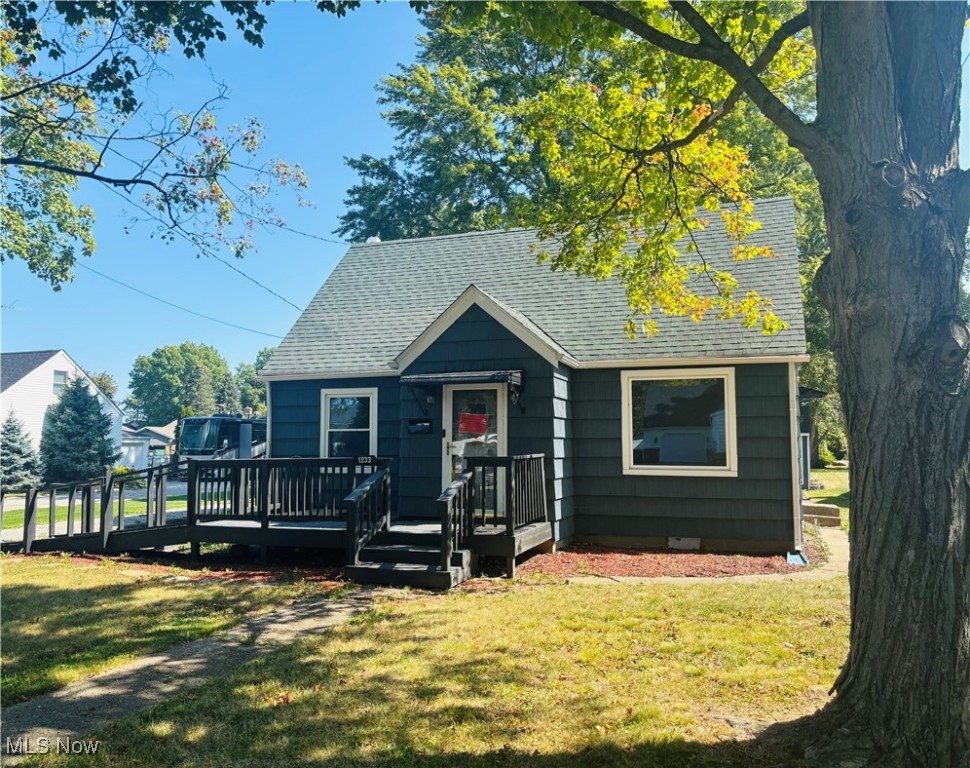 Lovely home with a charming cottage look, a large lot and close proximity to the schools and highway. Sadly a small kitchen fire caused smoke damage and the home has been gutted. Bring your saw and hammer, this is a fantastic rehab opportunity. Newer painted outside as well as roof and windows and AC. The home is a shell with many redeeming qualities still intact. Re-drywall, add a fresh new bathroom and kitchen and mechanicals and you'll be well on your way. Easy to show.