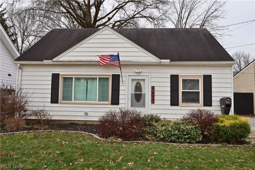 Move-in ready and full of charm! This adorable 3-bedroom, 2 full-bath Cape Cod is located in the heart of Cuyahoga Falls, just minutes from vibrant downtown Front Street. Enjoy the convenience of being within five minutes of shopping, grocery stores, restaurants, and entertainment along State Road. Step inside and feel instantly at home in the bright and inviting living room, where a large picture window fills the space with natural light. The main level features two comfortable bedrooms and a full bath, while the spacious upstairs retreat offers a private third bedroom with its own full bath and generous closet and storage space.
The kitchen was updated in 2020 with new cabinets, sink, luxury waterproof vinyl plank flooring, and appliances, making it both stylish and functional.  A convenient first-floor laundry room provides even more storage. Both bathrooms have been tastefully updated as well. Outside, the fully fenced backyard offers the perfect space to relax, entertain, or let pets and kids play freely. Enjoy quiet mornings or summer evenings on the covered back porch, plus the added convenience of a storage shed with a newer roof. Whether you’re buying your first home or looking to simplify and downsize, this adorable home offers comfort, convenience, and charm all in one. Begin your story here!