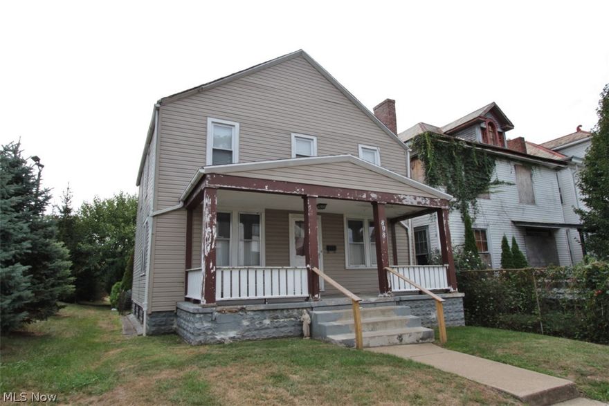 Why rent when you can own!  This is a newly renovated home for a great price.  4 bedrooms, 2 full bath, two story home features newer central air, furnace and appliances. Original oak floors, fenced in back yard and deck. All windows upstairs are all insulated windows replaced within the past 10 years.  Gutters installed and new water line ran into the house all within the past 3 years.   Bonus room or office on the first floor with full bath.  This home is a must see for the price!