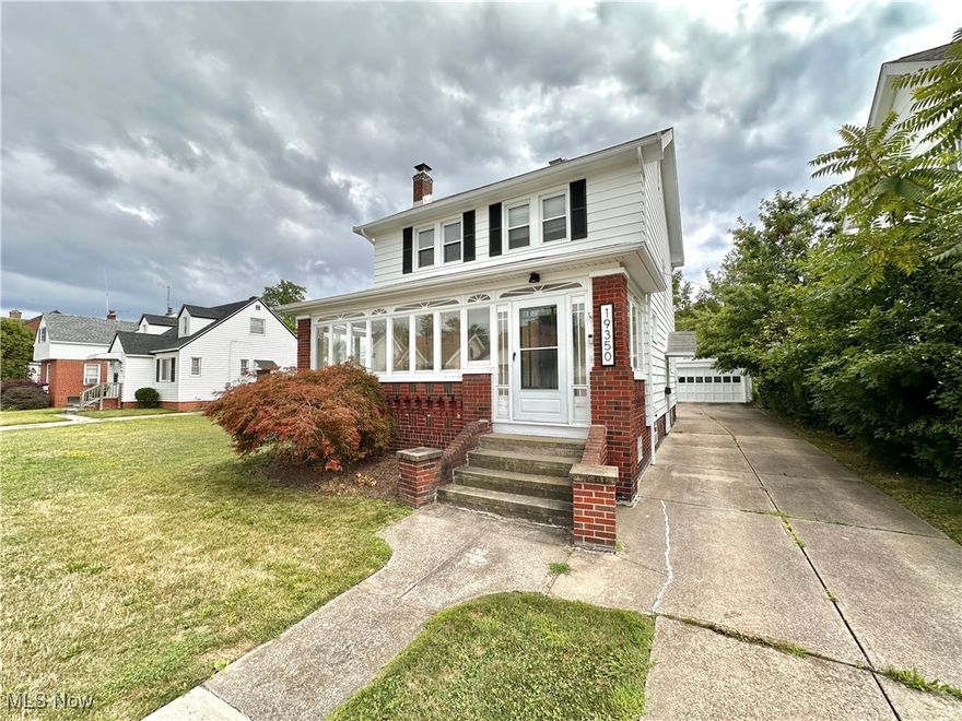 Welcome to this charming 3-bedroom colonial home located in the heart of Euclid. This beautifully maintained property features freshly painted interiors and hardwood flooring throughout. The living room is a highlight, boasting a cozy gas fireplace perfect for those chilly evenings. Recent upgrades include newer windows installed in 2017, a complete bathroom remodel in 2020, and an efficient tankless hot water system added in 2022. The home also benefits from new doors installed in 2021, providing improved aesthetics and security. Enjoy the privacy of a vinyl fence added in 2020 and relax or entertain on the stamped concrete patio. The garage is equipped with an EV charger, making it ideal for electric vehicle owners. The home’s floor plan allows for abundant natural light to fill the spacious rooms. The kitchen offers ample cabinet space, making it a joy for any home chef. Outside, the beautifully landscaped yard provides a serene setting for outdoor activities. Additional features include a full basement with glass block windows & offering plenty of storage space. Conveniently located close to local amenities, parks, and schools, this home is perfect for families and those seeking comfort and convenience in Euclid. Don’t miss the opportunity to make this lovely colonial your new home!