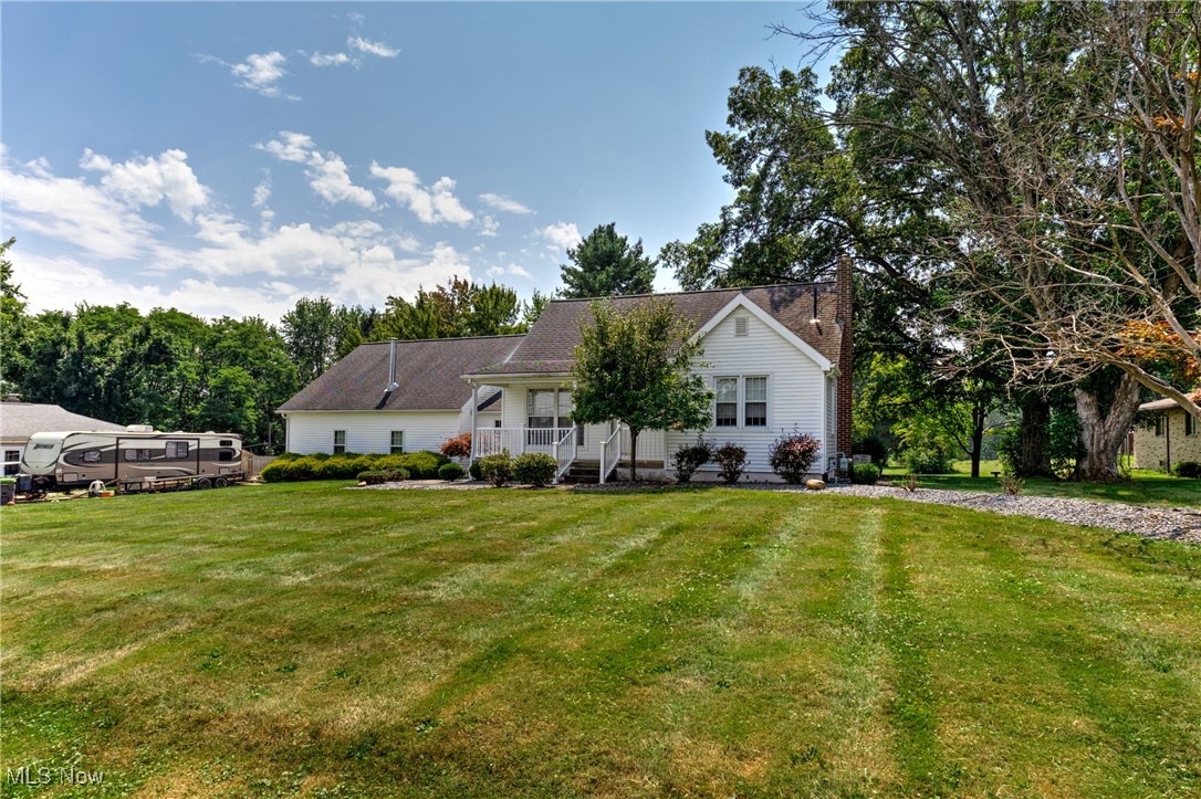 3 bedroom home on over 2 acres with 48x32 pole barn/workshop! Enjoy peaceful country living with the convenience of space and privacy on this beautiful 2.18-acre property. A beautiful wood-clad breezeway connects the home to a large 2.5-car heated garage, along with a wood burner and high ceilings-perfect for hobbies, storage, or workshop space. A 48x32 pole barn adds 1,536 square feet of even more flexibility, whether for equipment, additional hobbies, or extra storage. No rear neighbors, just trees and open fields. This well-maintained home offers three bedrooms, including a spacious master suite with a luxurious en suite bath featuring a jetted tub, walk-in shower, and an oversized walk-in closet. The full basement provides room to expand or customize. This property blends country charm with practical living-ideal for those who want space to spread out without sacrificing convenience. Garage and breezeway built in 2007.