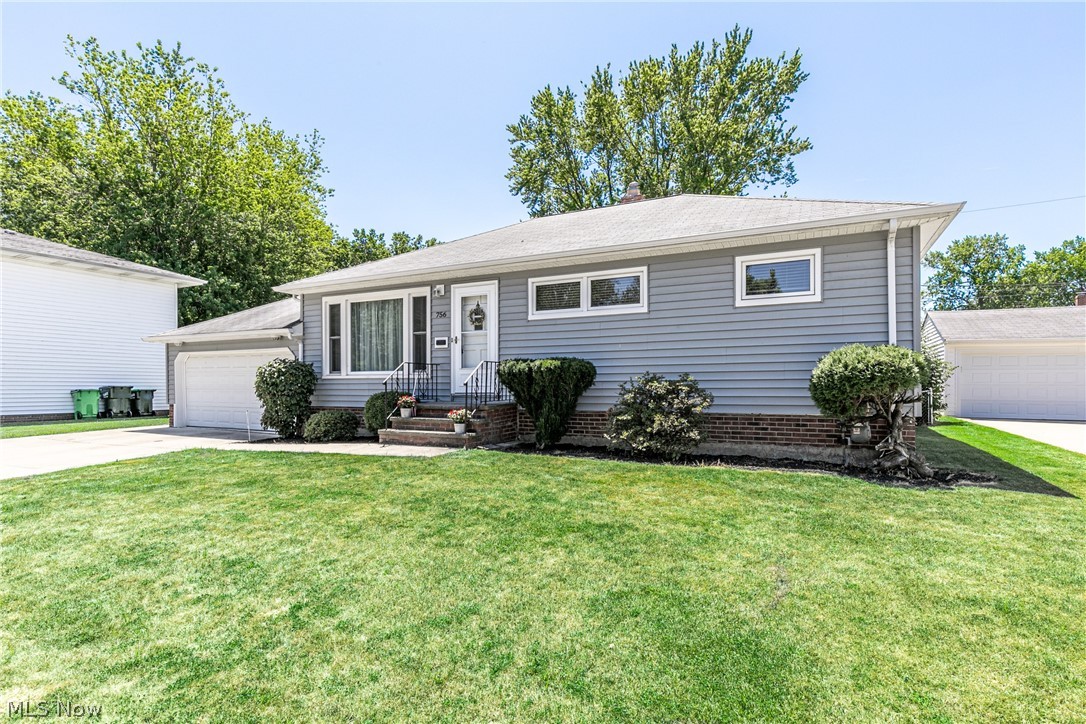 Come and tour this 3-bedroom ranch at the end of a cul-de-sac street. Newer windows throughout the home and newer siding both done within the last 10 years! Eat in kitchen with tons of storage and all the appliances stay! Updated full bath! Living room has hardwood floors and an updated picture window. Nice size bedrooms with large closets! Large family room walks out to the patio that overlooks the fenced in back yard. Partially finished basement with glass block windows is great for a recreation room! Basement has an additional toilet, laundry area and extra storage! Updated electrical! 2 car attached garage and the garage floor has been replaced. One Year Home warranty included!