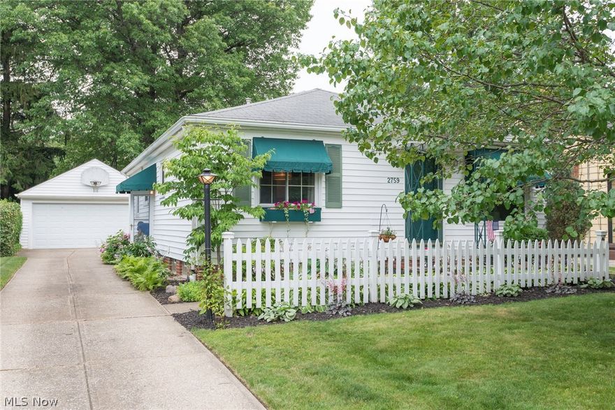 Take advantage of all Rocky River has to offer in this fabulous 3 bedroom, 2 full bathroom ranch that is within walking distance to Westgate Shopping Center. Wood floors flow throughout the main level of the home and compliments the neutral decor; making this home easy to move into. Updated kitchen has maple cabinets, tile backsplash, tile flooring and built in microwave to maximize counter space. 3 spacious bedrooms all have ceiling fans. Downstairs, the finished basement offers a recreation area, cedar closet and unfinished area for storage. A nice 2 car detached garage keeps vehicles out of the elements. Easy to maintain yard and landscaping surrounds the home and patio. Waterproofed basement in 2012 and newer central air in 2012. Located near I-90, schools and everyday amenities. Come see today!