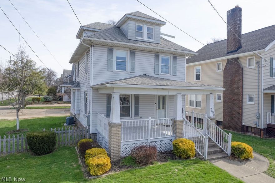 Welcome home to this charming colonial in the heart of Cuyahoga Falls! This inviting property offers a desirable floor plan with plenty of space to live and entertain. The main level features not just one, but two comfortable living areas; a bright living room and an additional family room providing flexibility for everyday living, gatherings, or a home office setup. The kitchen features granite counter tops, ample cabinetry for all your kitchen gadgets, pantry and coffee bar area, it also comes fully applianced and for added convenience the washer and dryer convey too! You will find three well-sized bedrooms and a full bath, all conveniently located on the second floor. Need extra space? The finished third-floor attic offers a fantastic bonus room perfect for a playroom, guest space, or creative retreat. The home also includes an unfinished basement with an existing toilet and shower, presenting a great opportunity to easily complete a private additional bathroom. With so much potential and room to grow, this home is ready for your personal touch.  Walking distance to downtown Cuyahoga Falls shops and restaurants. Don't miss your chance to make it your own!