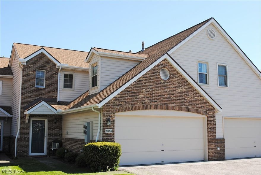 Wonderful 3 bedroom 2.5 bath townhouse in Brook Park’s Gateway Center neighborhood is certain to impress.  Open floor plan compliments today’s living.  Living room with sliding door out to private patio.  Spacious kitchen with oak cabinets, ceramic tile floor and breakfast bar.  Master suite offers private bath and large walk in closet.  2nd floor full bath completely remodeled in 2014.  Convenient 2nd floor laundry.  New windows – March 2016.  Newer carpeting on 1st floor, stairs and 2nd floor hallway in 2014.  Newer roof and central air.  Chair lift for stairs.  2 car attached garage with storage.  Call today.