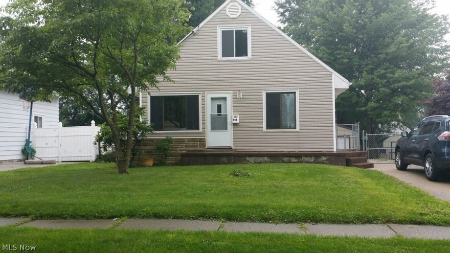 Adorable 3 bedroom cape cod.  Freshly painted, new carpeting, updated fully appliance  kitchen and bathroom. Fenced in yard, concrete driveway and 2 car garage.  Very nice home.  Owner will do a long term rental, consider lease option purchase.  This won't last long.  Call for your appointment today.  **Please note this property is tenant occupied until July 15th.  Showing times are on Thursday from 5-7 and Saturday 2:30 - 4:30 until property is vacant.