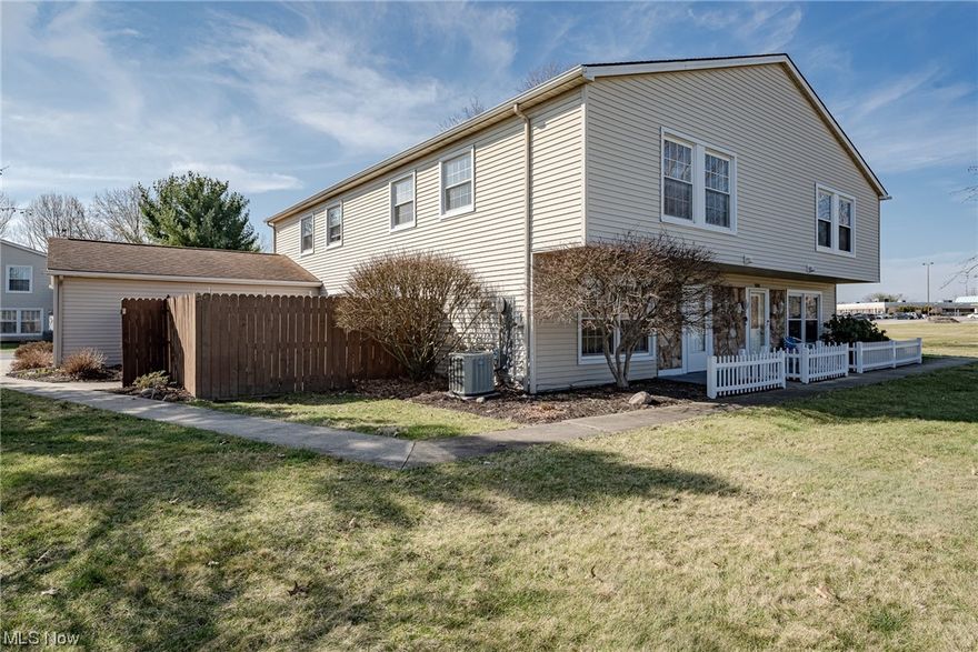 3 bedroom, 1.5 bath 2 story condo in the much sought ofter Ivy Hills Development with private garage and updated primary bath!  Wood floors, 2 large outdoor patio’s (one private) with corner unit that backs to grassy area. Laundry was moved upstairs as well. HVAC was completely replaced in 2014 along with dehumidifier. There is plenty of natural light and the front door opens into a spacious, sun-filled living room with wood flooring that flows into the kitchen. Here you will find a full complement of appliances, plenty of cabinet/pantry space, and a generous dining area with a sliding door that opens to the large private patio. A convenient half bath off of the kitchen completes the first floor.  The 2nd floor is where you will find 3 bedrooms, the laundry and primary bath.  This corner unit is in a great location in Ivy Hills and has a full grassy area surrounding it one 2 sides. The condo is just a short distance to the community pool and mailboxes. The Community is located just a few minutes away from downtown Cortland, Mosquito Lake State Park, highway access, and shops. Don't miss this one!