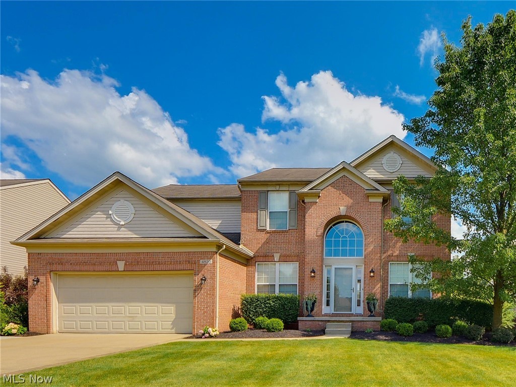 Exquisite Colonial situated in the highly desirable family friendly community of Calls Farm. Pristine inside and out, impressive curb appeal with well manicured lawn and landscaping . The foyer entry leads into the formal living and formal dining room with gorgeous hardwood floors that continue throughout the first floor. The open concept floor plan is very appealing with a spacious fireplaced family room adjoining the custom kitchen and second dining area. The cream colored kitchen cabinets brighten the room in addition to the many windows welcoming the sunlight. There is also stainless appliances, an island breakfast bar, pantry and built in work station or buffet plus a spacious mud room plumbed for a first floor laundry. Sliders step out to the custom built 16 x 12 screen room with a cathedral ceiling which overlooks the patio/basketball court, backyard play set and fenced yard which adjoins the private grassy field behind all maintained by the HOA. The first floor also has an of