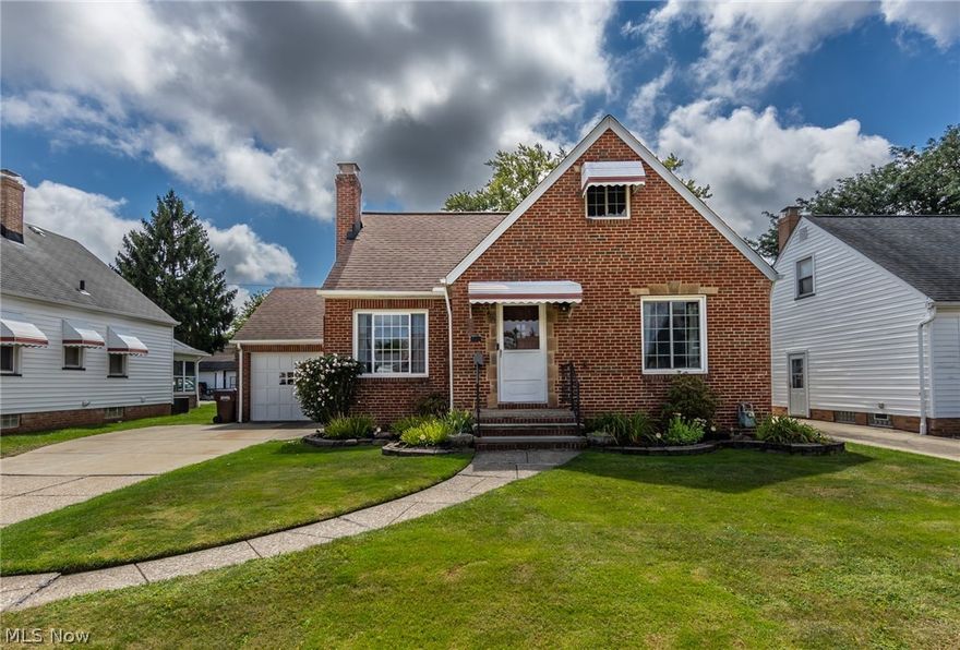 Welcome to this charming home in the Heart of Parma. This great home features 3 bedrooms, 1½ bath, newer windows, newer floors, a full basement & a nice sized yard with a attached 1-car garage. The entryway opens to the neutral living room with a wood burning fireplace and opens to the lovely dining area. The updated kitchen supplies ample cabinetry, prep space, & included appliances. Two comfortable bedrooms & a full bathroom complete the main level. Upstairs you will find the private master bedroom with a large closet space. More living space is found in the lower level w/ recreation room, laundry room, 1/2 bath, and glass block windows. Head outside to the backyard that provides plenty of room for friends and family to gather. Close to shopping & quick highway access. Call today for a private viewing!