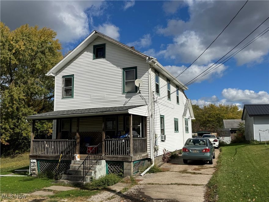 ATTENTION INVESTORS !!!!   Great opportunity to own a turn key rental with long term tenant !!  Quiet dead end street within minutes of Route 11 and the Ashtabula Historic Harbor District ... 2 stories .. single family now but use to be a duplex